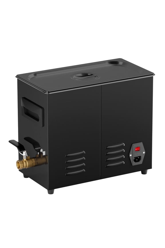 6L 180W Digital Ultrasonic Cleaner with Heater Timer Gentle Mode Upgraded Degassing 40kHz Industrial Cleaning Machine for Jewelry Retainer Tools