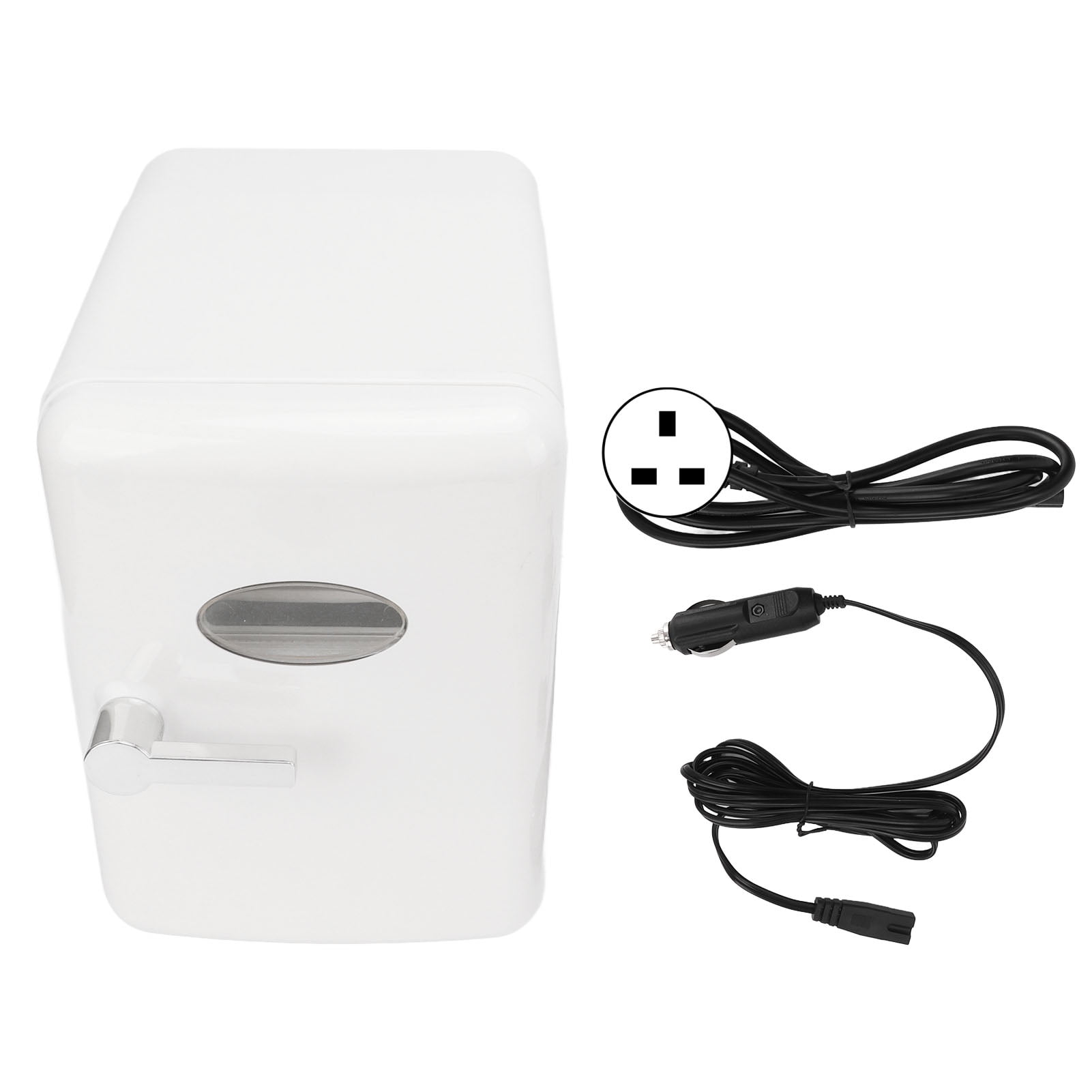 6L Car Refrigerator Compact Structure Space Saving White 42W Beauty