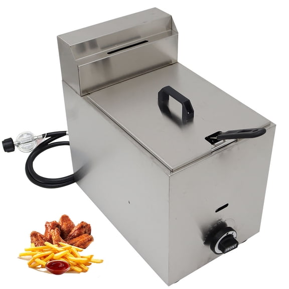 6L Commercial Electric Deep Fryers Stainless Steel Gas Funnel Cake Fryer