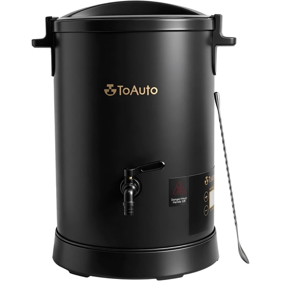 6L Digital Wax Melter for Candle Making Business Electric Melting Pot with Heating Core Spout Temperature Control 60100