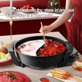 thumbnail image 1 of 6L Electric Hot Pot with Non-Stick Smokeless Design, Multi-Function Cooking Pot with Divider, Includes Ladle, Tongs, Oil Brush, 1 of 7
