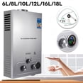thumbnail image 1 of SIHAO 6L Tankless Water Heater for Home RV Camping Use - 1.6 GPM LPG Propane Gas Instant Hot Water Heater, 1 of 12