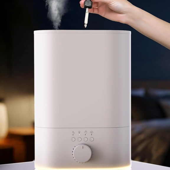 6L Humidifier Large Room, High Mist Output 60 HR Runtime Ultrasonic Top Fill Humidifiers for Bedroom, Easy to Use & Clean for Home, Baby Humidifier, Plants, Congestion, Indoor