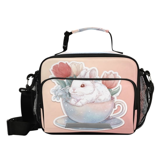 6L Large Capacity Student Lunch Bag, Insulated Cooler Bag with ...