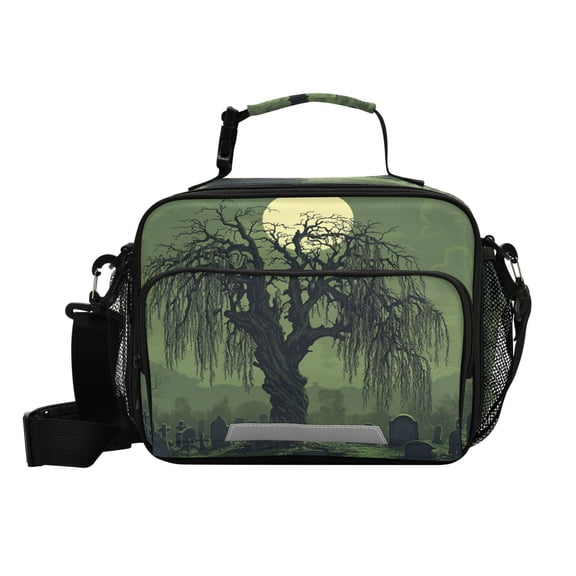 6L Leakproof Lunch Tote with Thermal Lining Lunch Bag Picnic Cooler Bag Old Willow Tree