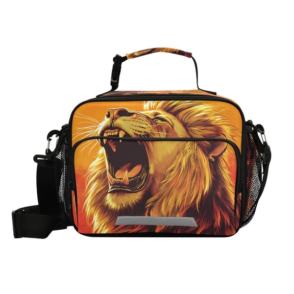 6L Leakproof Lunch Tote with Thermal Lining Lunch Bag Picnic Cooler Bag Roaring Lion