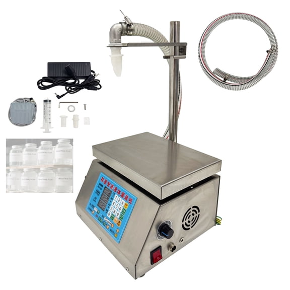 6L/MIN Weighing Liquid Filling Machine Desktop Small Automatic Timing 110-240V
