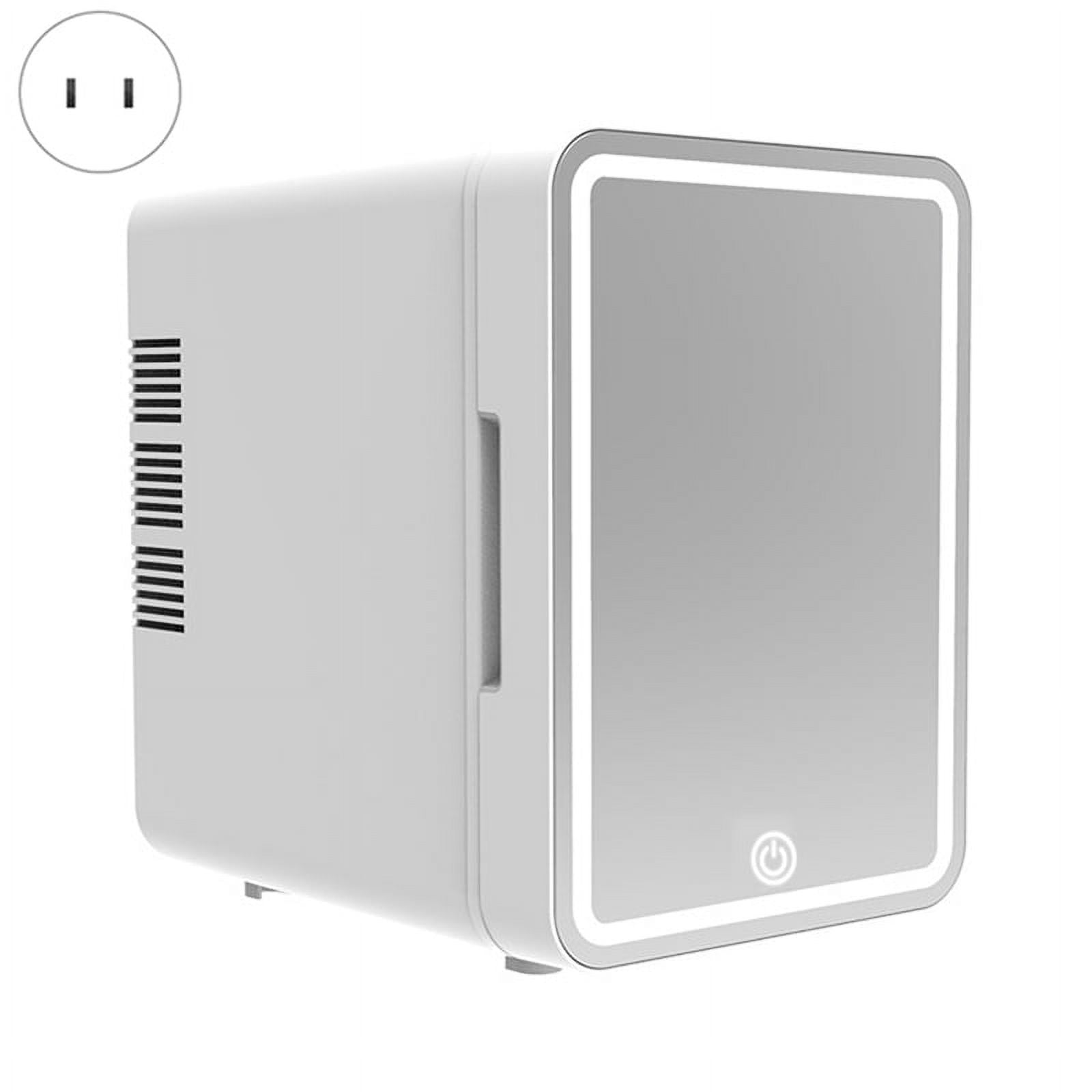 6L Makeup Fridge with LED Light Mirror Mini Fridge for Bedroom Car
