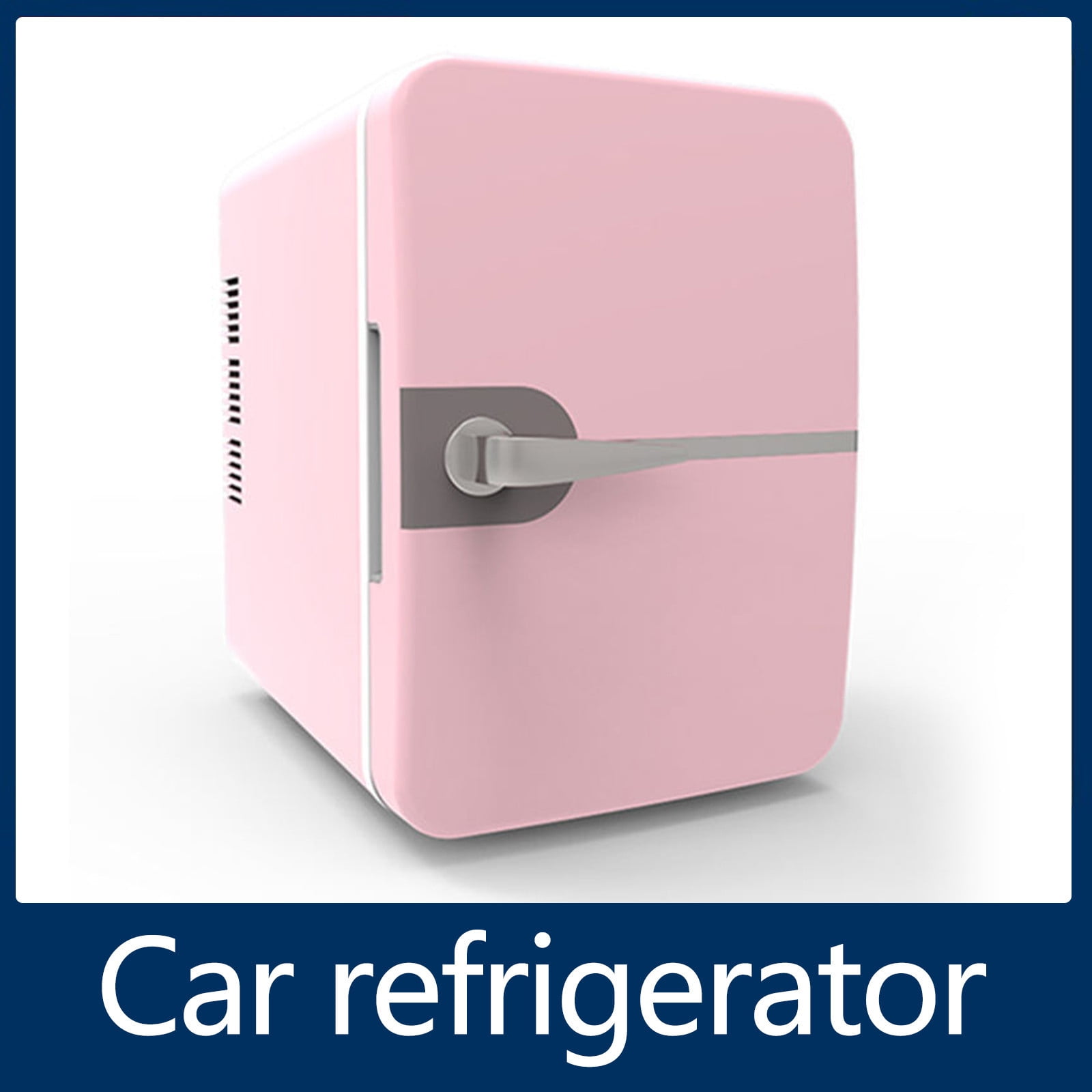 6L Mini Fridge for Bedroom - Car, Office Desk & College Dorm Room - 12V Portable Cooler & Warmer for Food, Drinks, Skincare, Beauty, Makeup & Cosmetics - Small Refrigerator