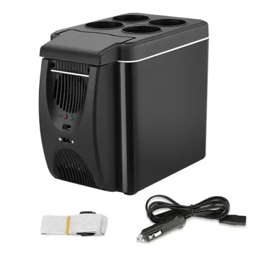 6L Portable Compact Mini Fridge 12V Car Refrigerator Freezer for Camping Traveling Electric Cool Box Summer Outdoor Fridge Amagi