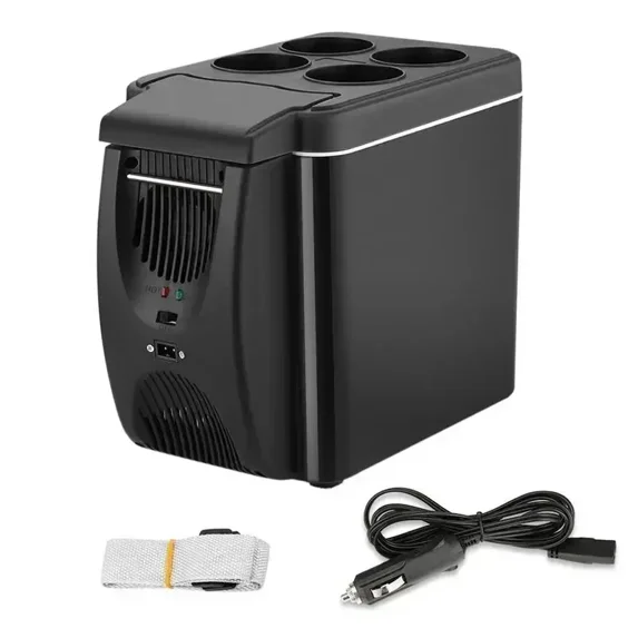 6L Portable Compact Mini Fridge 12V Car Refrigerator Freezer for Camping Traveling Electric Cool Box Summer Outdoor Fridge Amagi
