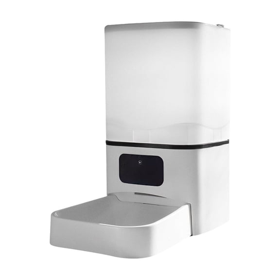 6L Smart Pet Feeder for Dogs Cats Automatic Food Dispenser with Timer Part Control Remote Feeding Voice Interaction and Video Surveillance Capabilities
