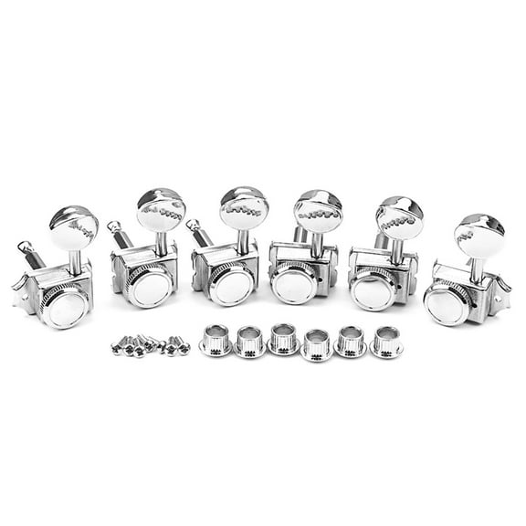 6L String Left Hand Guitar Tunings Pegs Locking Tuners Machine Head for Acoustics Guitar Part & Accessory