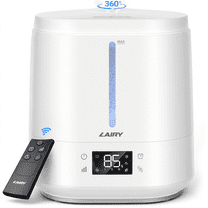 Lairy 6L Top Fill Humidifiers for Bedroom, 28 dB Quiet Supersized Cool Mist Humidifiers for Large Room, Air Humidifier for Home, Night Light, Ultrasonic
