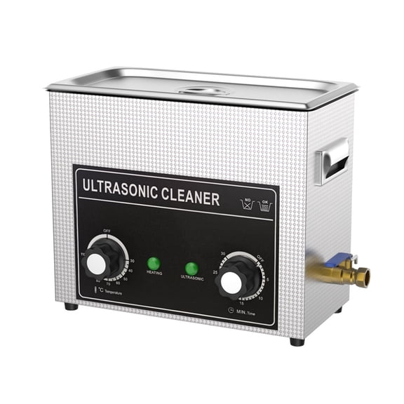 6L Ultrasonic Vinyl Cleaner Machine with Heater Timer Basket UltraSonic Ultrasound Cleaning ,High Powerful