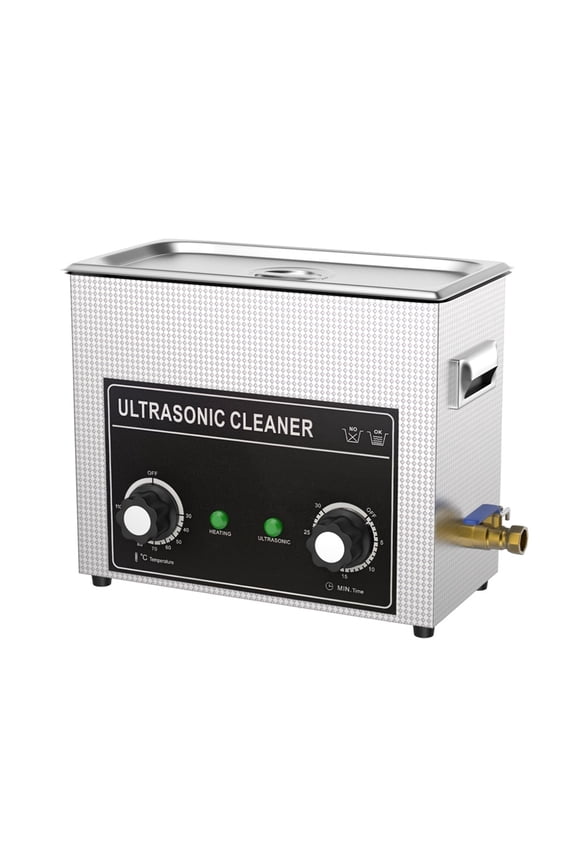 6L Ultrasonic Vinyl Cleaner Machine with Heater Timer Basket UltraSonic Ultrasound Cleaning
