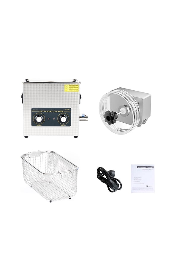 6L Ultrasonic Vinyl Record Cleaner with Bracket for Wash 7-12 Inch LP EP Discs ,Strong Cleaning