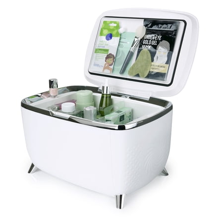 6L White Cosmetics Skin Care Vanity Mini Refrigerator