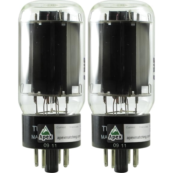 6L6GC STR, Tung-Sol Reissue Vacuum Tube, Apex Matched Pair$$Music
