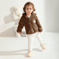 thumbnail image 1 of 6M-3T Baby Boys Girls Winter Warm Fleece Sweatshirt Cartoon Hooded Coats Jackets Toddler Long Sleeve Zipper Coats Top Outerwear, 1 of 9