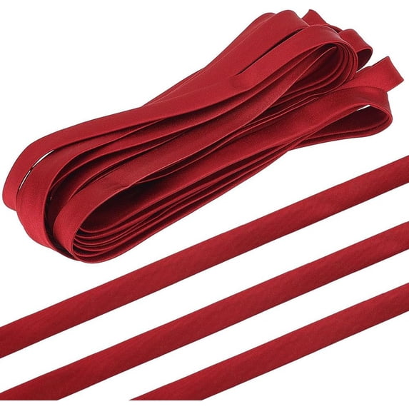 6M Polyester Satin Ribbons for Webbing Dress Zipper Replacements Dark ...