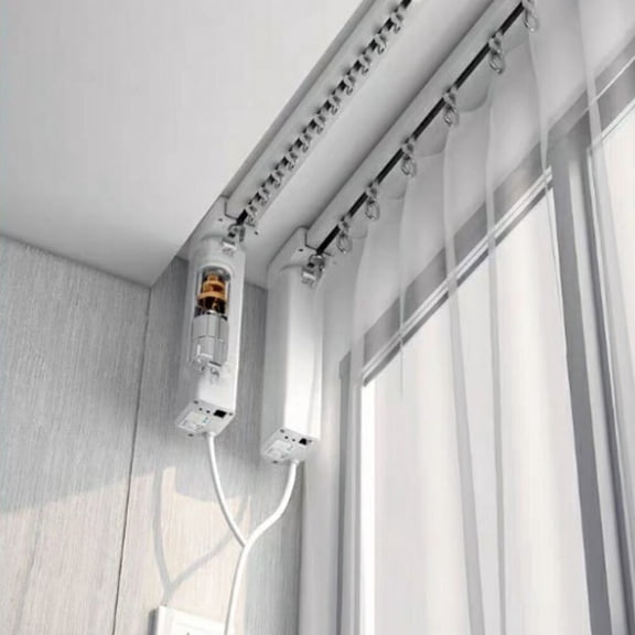 6M Smart Curtains System Electric Rod Track Rail Remote Controlled Drapery