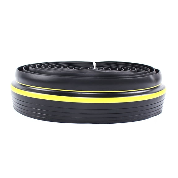 Universal Cold Weather 6M Universal Garage Door Threshold Seal Strip, Black Heavy-Duty Rubber ...
