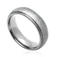 thumbnail image 1 of 6MM Comfort Fit Titanium Wedding Band Brushed Domed Ring (Size 7 to 14), 1 of 2