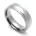 thumbnail image 1 of 6MM Comfort Fit Titanium Wedding Band High Polish Domed Ring (Size 7 to 14), 1 of 2