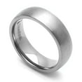 thumbnail image 1 of 6MM Comfort Fit Titanium Wedding Band Satin Finished Classic Domed Ring (Size 7 to 14), 1 of 4