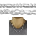 thumbnail image 1 of 6MM STERLING SILVER FIGARO CHAIN NECKLACE (GAUGE 150), 1 of 3