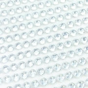 6MM Self Adhesive Glitter Crystal Gem Jewels Sticker Diamante Rhinestone 504 Pcs