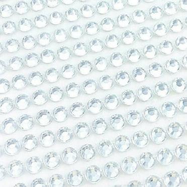 6MM Self Adhesive Glitter Crystal Gem Jewels Sticker Diamante Rhinestone 504 Pcs