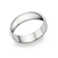 thumbnail image 1 of 6MM Sterling Silver High Polish Plain Dome Tarnish Resistant Comfort Fit Wedding Band Ring Sz 11, 1 of 1