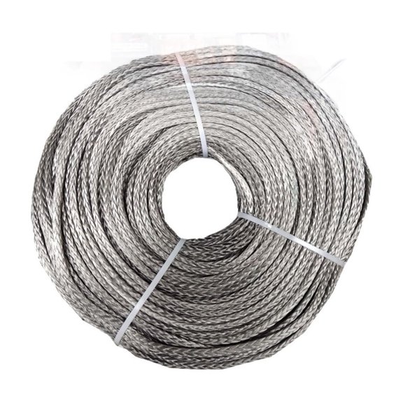 6MM X 100M UHMWPE Fiber Synthetic Winch Tow Rope/Cable For ATV UTV SUV 4X4 4WD OFF-ROAD ,Great Compatibility