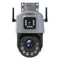 6MP Camera Dual Lens 36X Zoom Outdoor PTZ Security Protection ...