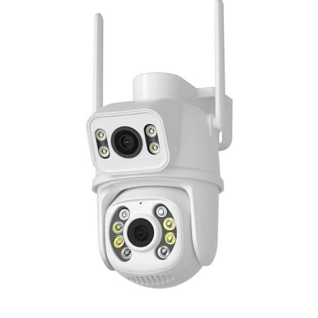 6MP Dual Lens WiFi Network Camera Wireless Outdoor CCTV PTZ Home Security Infrared ICSEE-