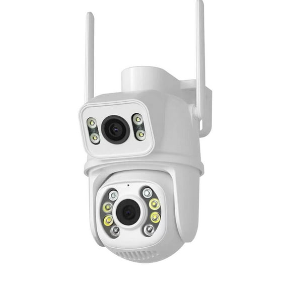 6MP Dual Lens WiFi Network Camera Wireless Outdoor CCTV PTZ Home Security Infrared ICSEE-