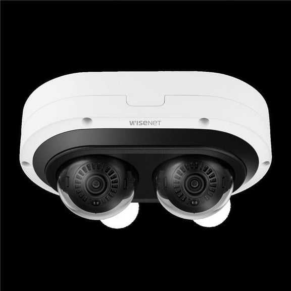 6MP x 2 IR Network Vandal Outdoor 2CH IR Dome Camera