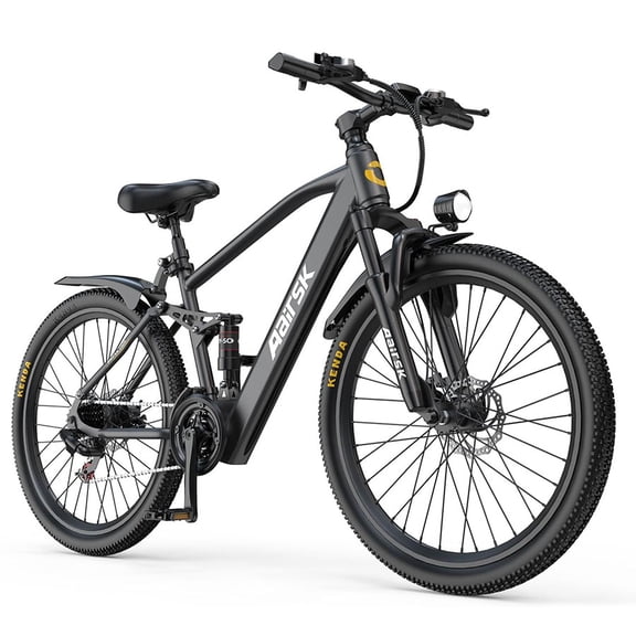 6MSKS 24"Electric bike 748W Powerful E-Bike, 21-Speed Shimano, 40-Mile Range, 5-Level Assist, LCD Display, Adjustable Fork - UL2849