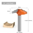 6Mm 6.35Mm Shank Router Wood Carving For Wood Door Drill Bit