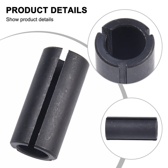 6Mm 8Mm 10Mm 12Mm 12.7Mm 1/2\" 1/4\" 3/8\" Adapter Router Chuck Collet Cone Nut 12.7-8