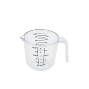 6OZ Measuring Cup, Small Plastic Stackable Clear Measuring Jug fenze Graduated Liquid Cup for Cooking, Baking, Lab