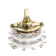 6P3T 6 Pole 3 Position Selectable 2Deck Band Selector Rotary Switch