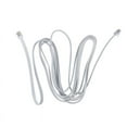 thumbnail image 1 of 6P6C RJ11 Telephone Extension Fax Modem Cable Line 9.8Ft Length White, 1 of 8