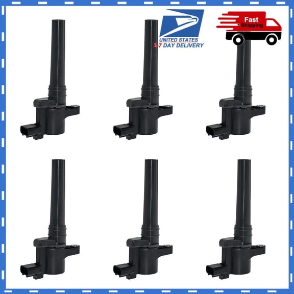 6PACK 4G43-12A366-AA Engine Auto Ignition Coil For ASTON MARTIN RAPIDE DBS DB9