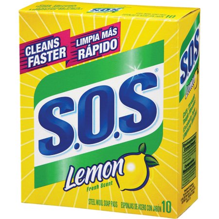 6PACK S.O.S. Lemon Scouring Pad (10 Count)