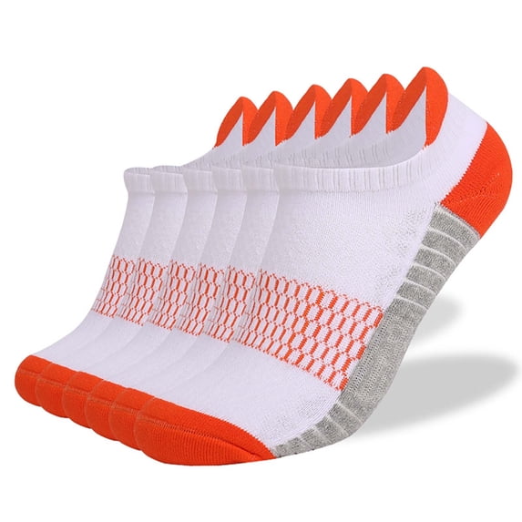 6PC Ankle Athletic Running Socks Low Cut Sports Socks for Men and Women Comfortable Exercise Socks Running and Workouts Breathable Lightweight Performance Athletic Socks Workout Sets