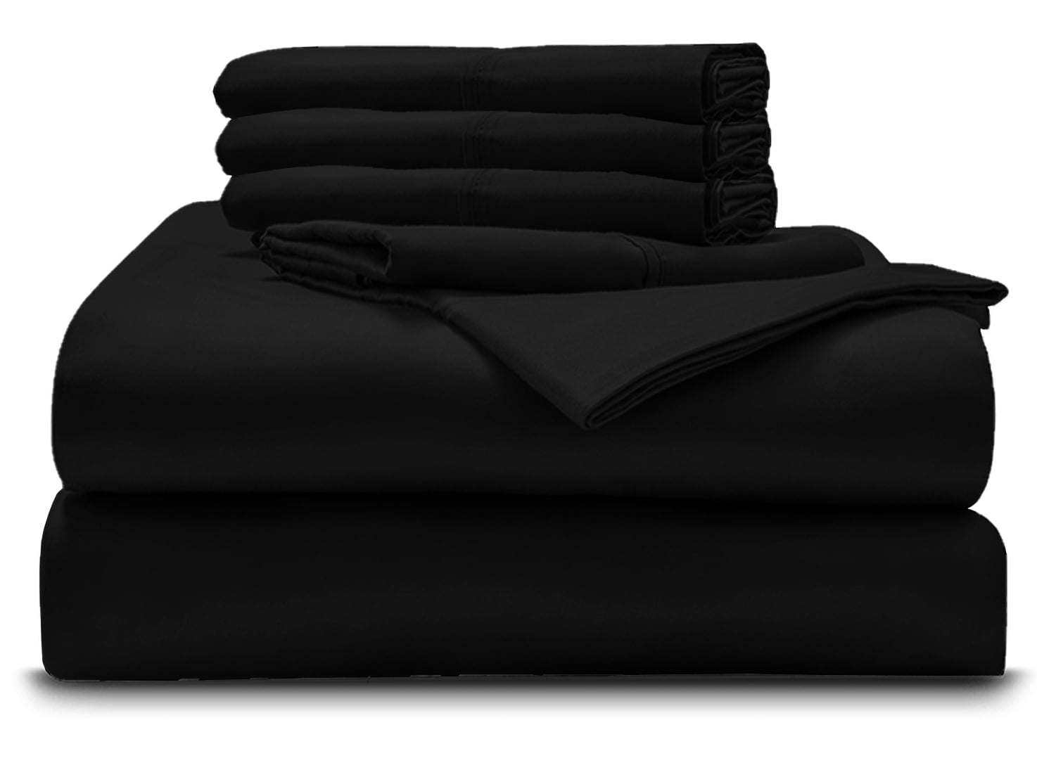 6PC Bedding Set 100 Organic Cotton Bed Sheet Set 800 Thread Count, 18