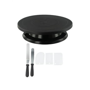 6PC Cake Decorating Kit with 360-Degree Rotating Turntable for Baking